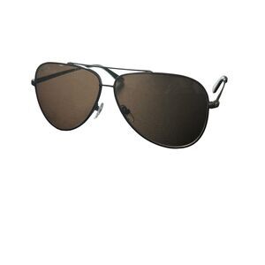 Salvatore Ferragamo Aviator Sunglasses SF131S 067 Gunmetal/Cocoa 60mm